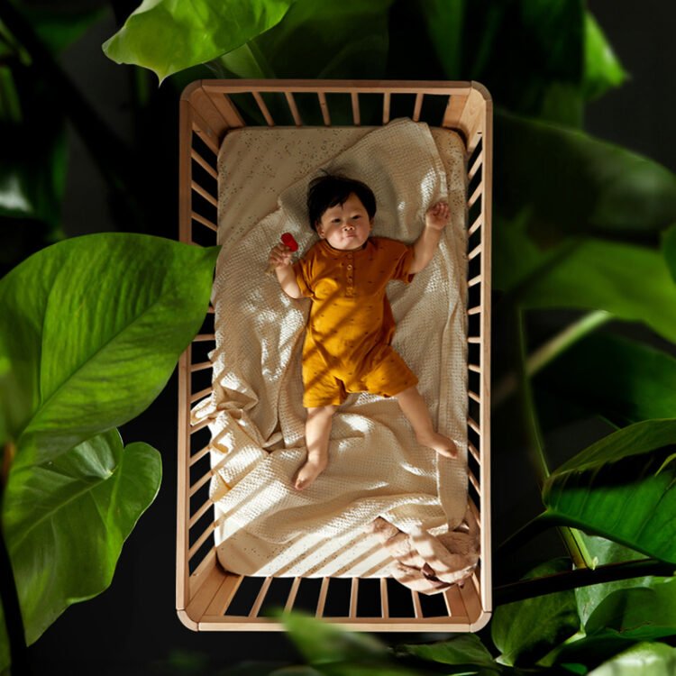 Wooden Baby Crib - Image 2