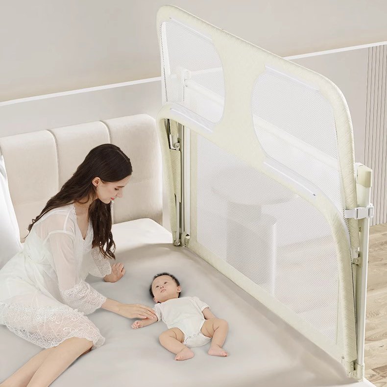 Foldable 2 in 1 Baby Crib Bed Rail - chocchick