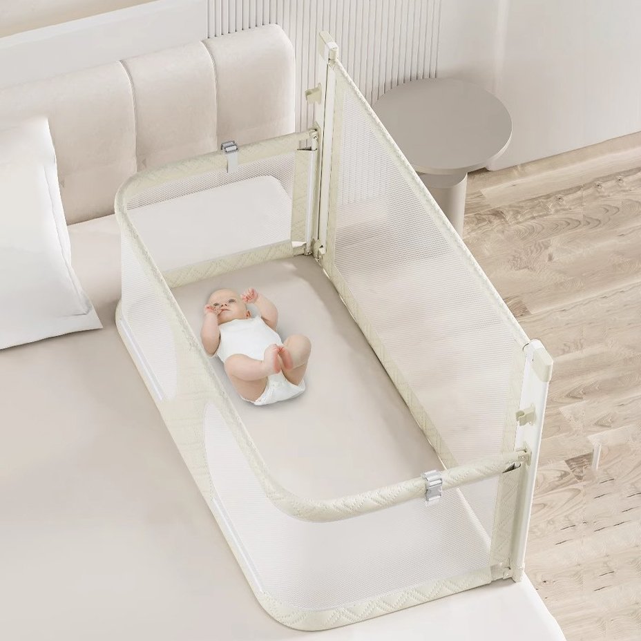 Foldable 2 in 1 Baby Crib Bed Rail - chocchick