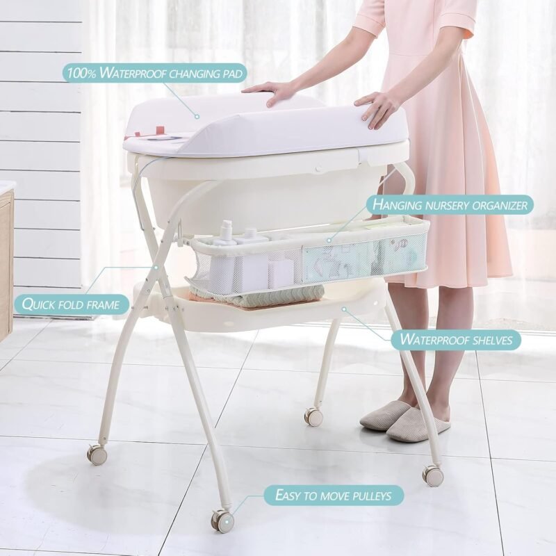 Baby Change Table with Bath - Image 4